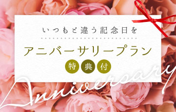 いつもと違う記念日を アニバーサリープラン特典付き